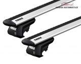 Příčníky Thule Škoda Octavia II combi 2004-2012 s podélníky, Evo WingBar silver