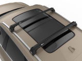 Priečniky Turtle Volvo V60 kombi 2019-2024 integrované pozdĺžniky, čierné
