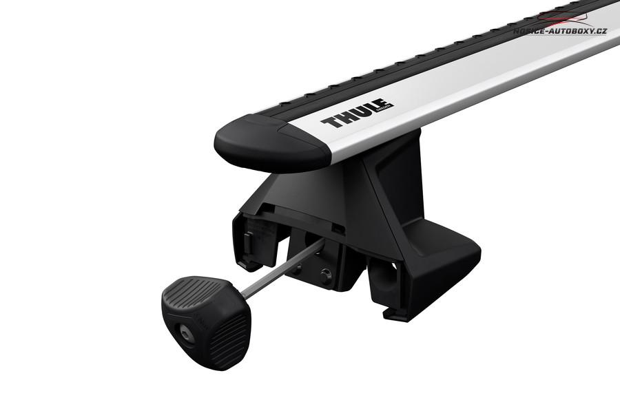 Příčníky Thule Seat Leon III hatchback 2013-2020, Evo WingBar černé