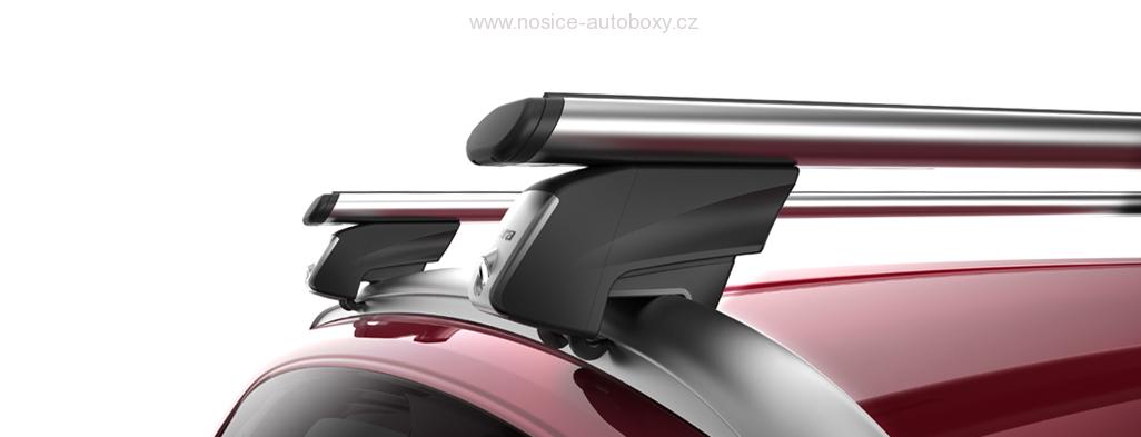 Příčníky Atera Peugeot 5008 II 2017-2024 integrované podélníky, tyče černé