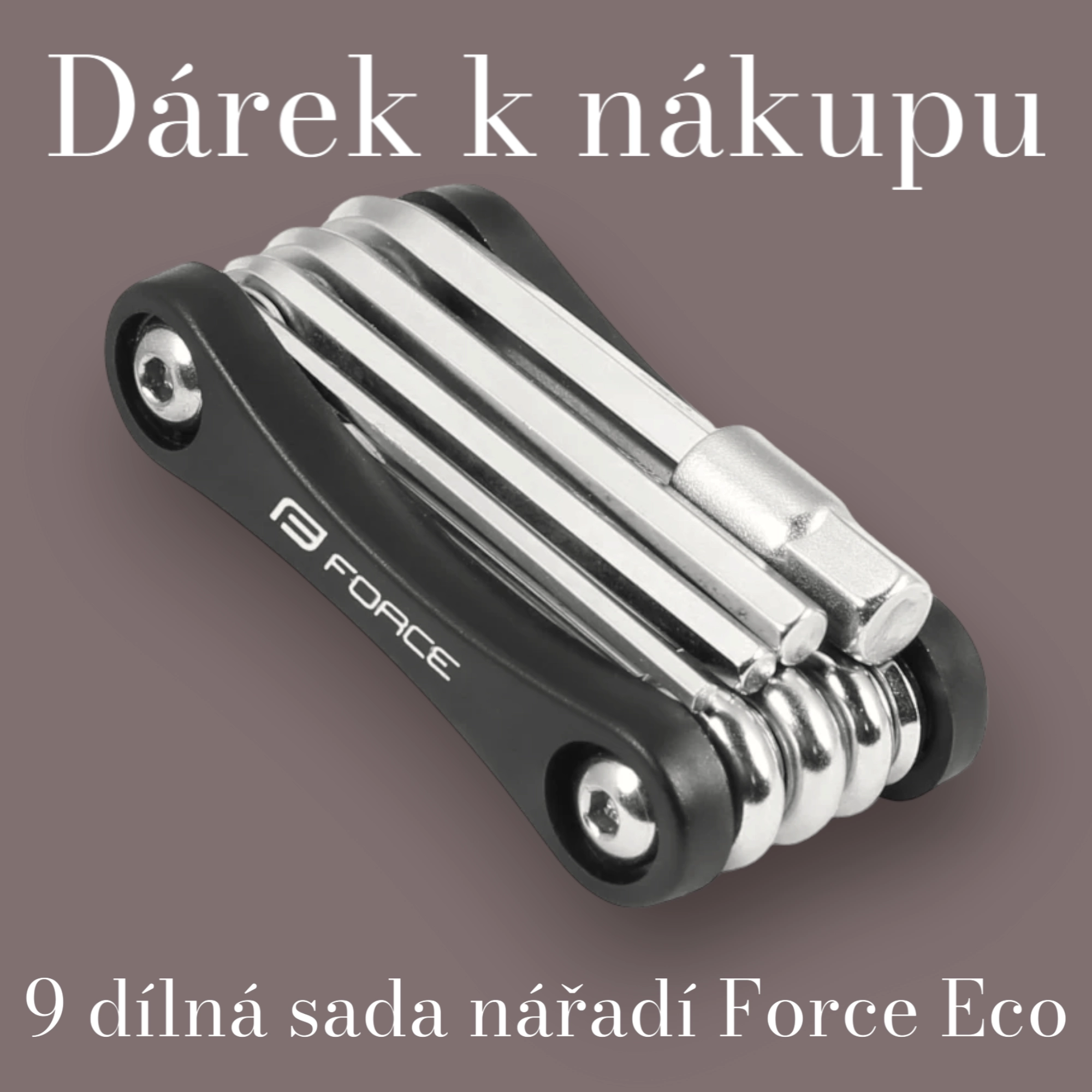 9-dielna súprava náradia Force Eco