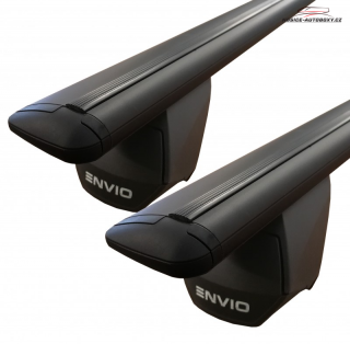 Příčníky Envio Peugeot 5008 II 2017-2022 integrované podélníky, černé tyče